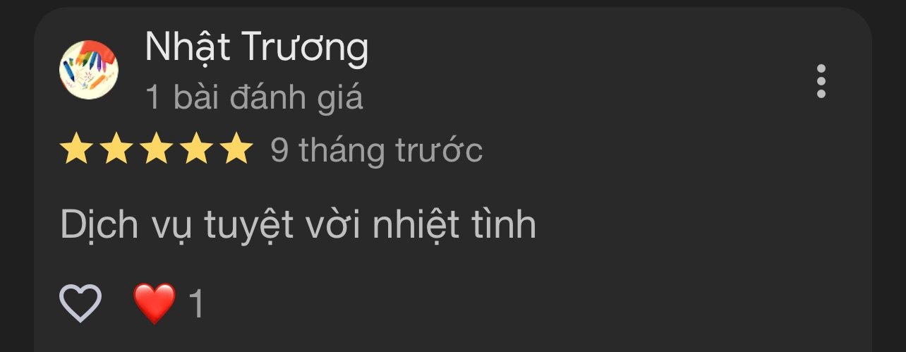 Ảnh chụp đánh giá Google 5 sao của khách hàng sau khi được tư vấn và trị liệu tại Zheng Sports